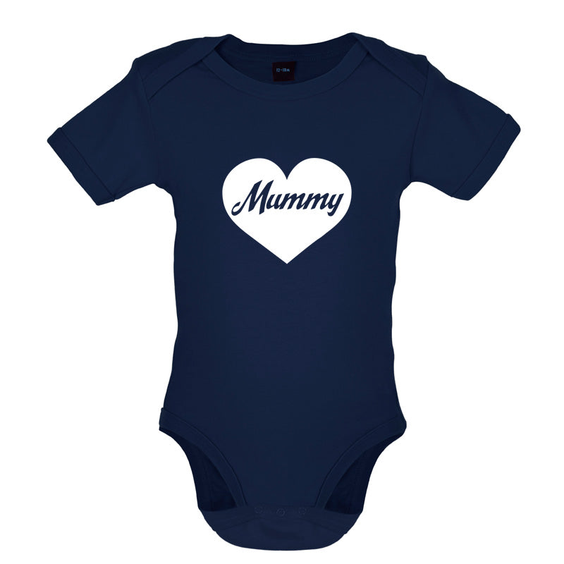 Heart Mummy Baby T Shirt