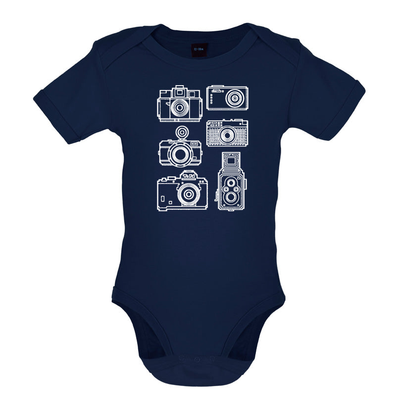 Vintage Cameras Baby T Shirt