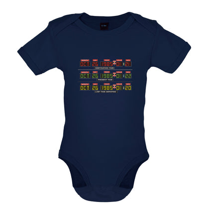 Deloreon Time Machine Circuits Baby T Shirt