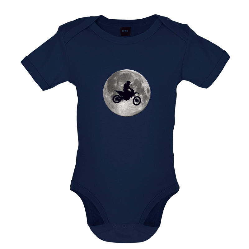 Motorcross Moon Baby T Shirt