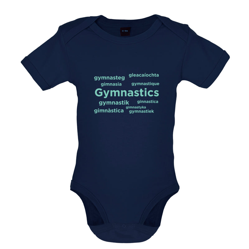 Gymnastics Language Baby T Shirt