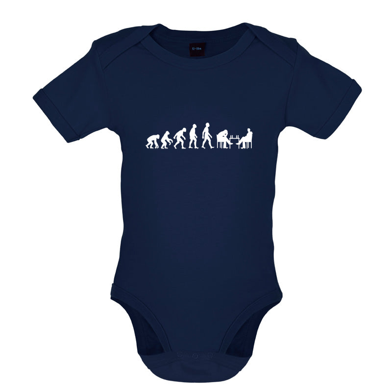 Evolution of Man Chess Baby T Shirt