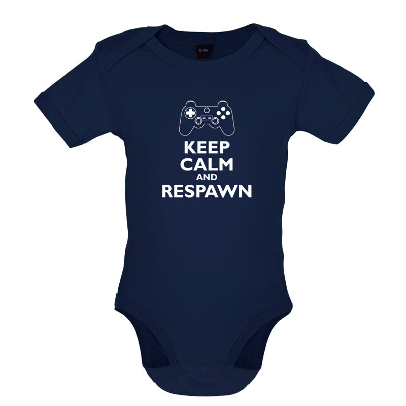 Keep Calm and Respawn Baby T Shirt