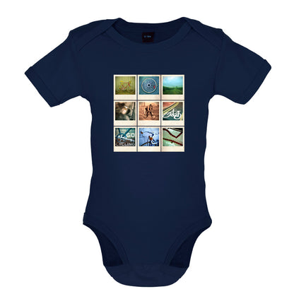 Go Cycling Photo Collage Baby T Shirt