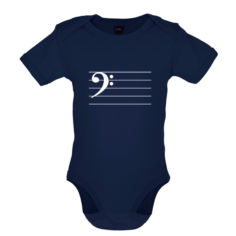 Bass Cleff Baby T Shirt