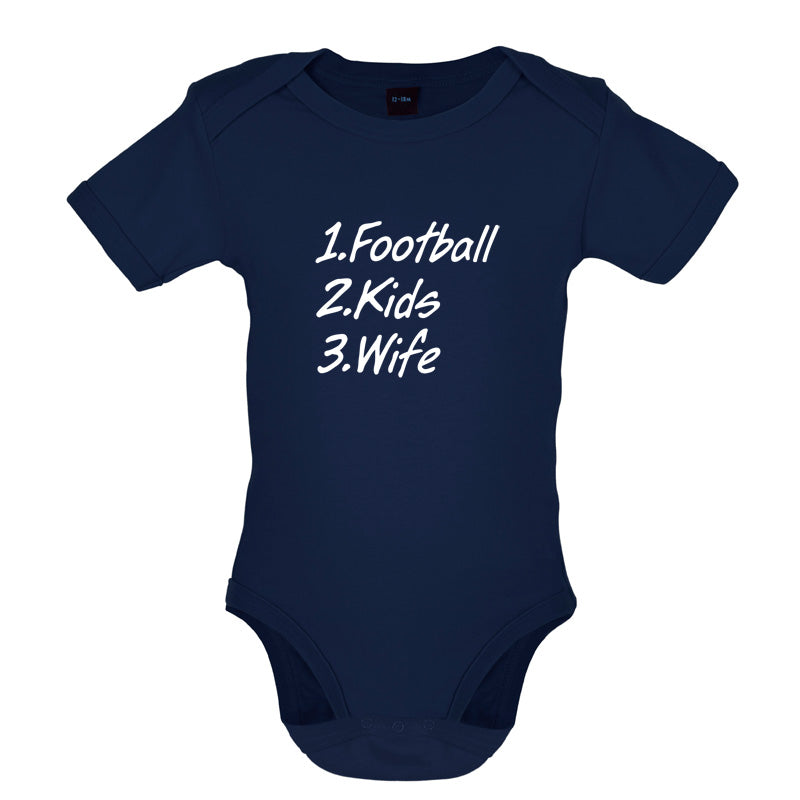 Football Kids Wife Baby T Shirt