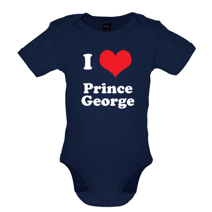 I Love Prince George Baby T Shirt