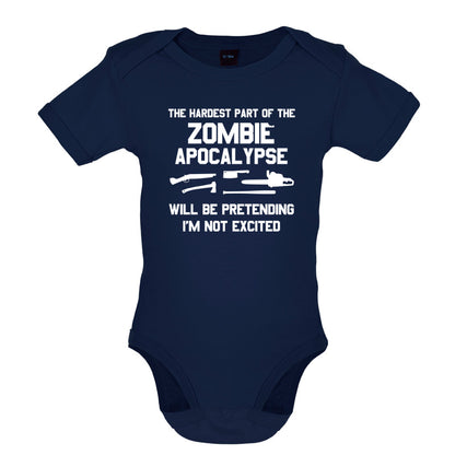 The Hardest Part Of The Zombie Apocalypse Baby T Shirt