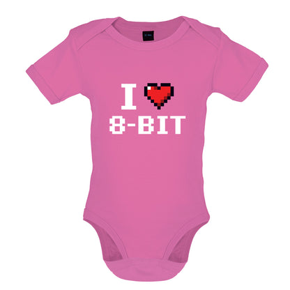 I Love 8-Bit Baby T Shirt