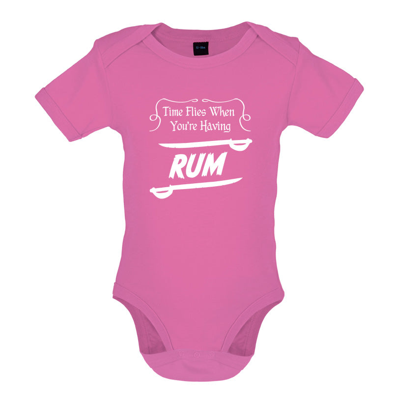 Time Flies When You're Having Rum Baby T Shirt