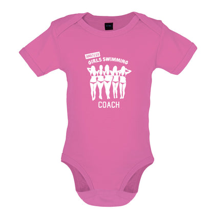 Amateur Girls Swimming Coach Baby T Shirt