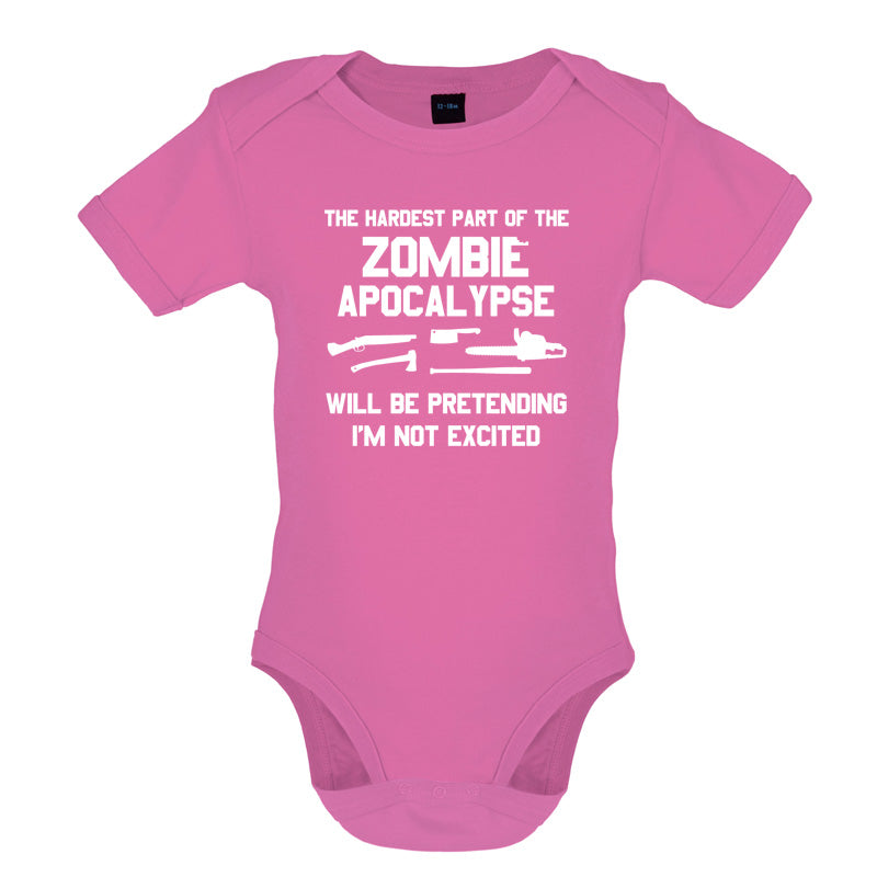 The Hardest Part Of The Zombie Apocalypse Baby T Shirt
