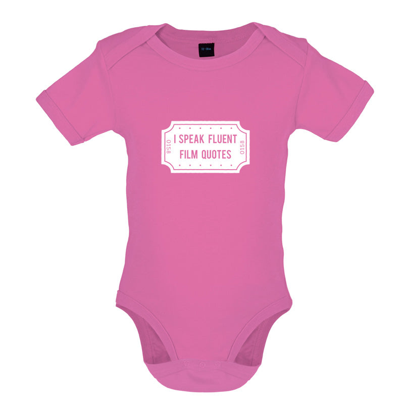 I Speak Fluent Film Quotes Baby T Shirt