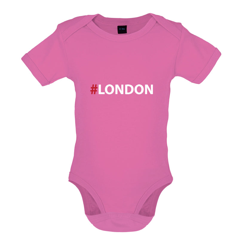 Hashtag London Baby T Shirt