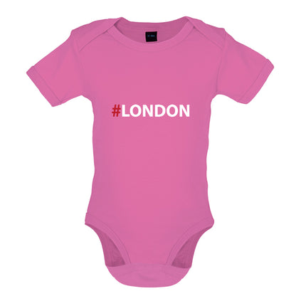 Hashtag London Baby T Shirt