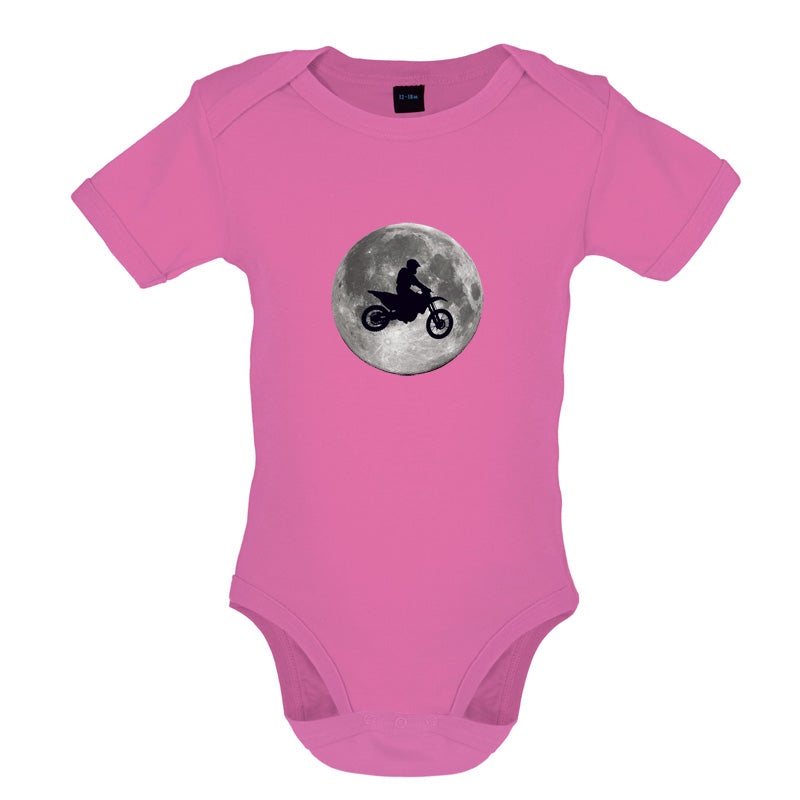 Motorcross Moon Baby T Shirt