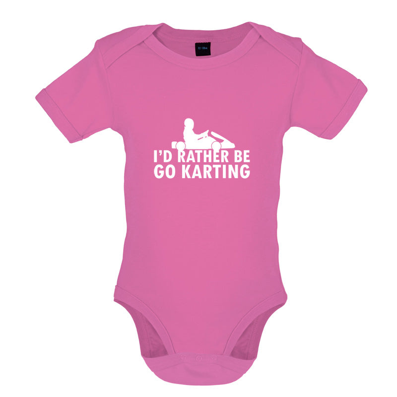 I'd Rather Be Go Karting Baby T Shirt