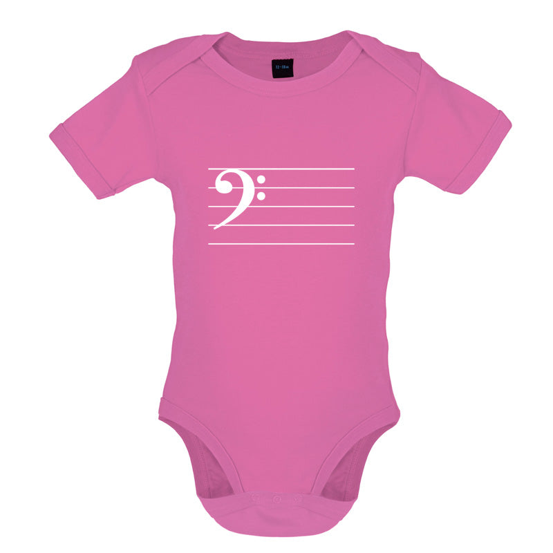 Bass Cleff Baby T Shirt