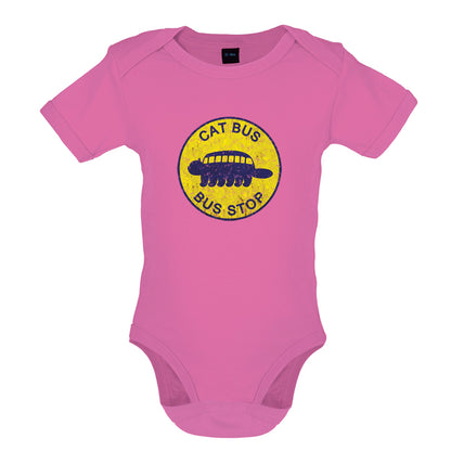 Cat Bus Stop Baby T Shirt