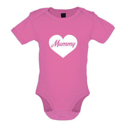 Heart Mummy Baby T Shirt