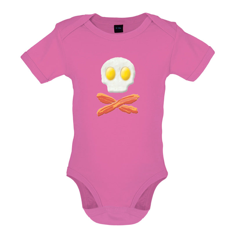 Eggs Bacon Skull and Bones Baby T Shirt