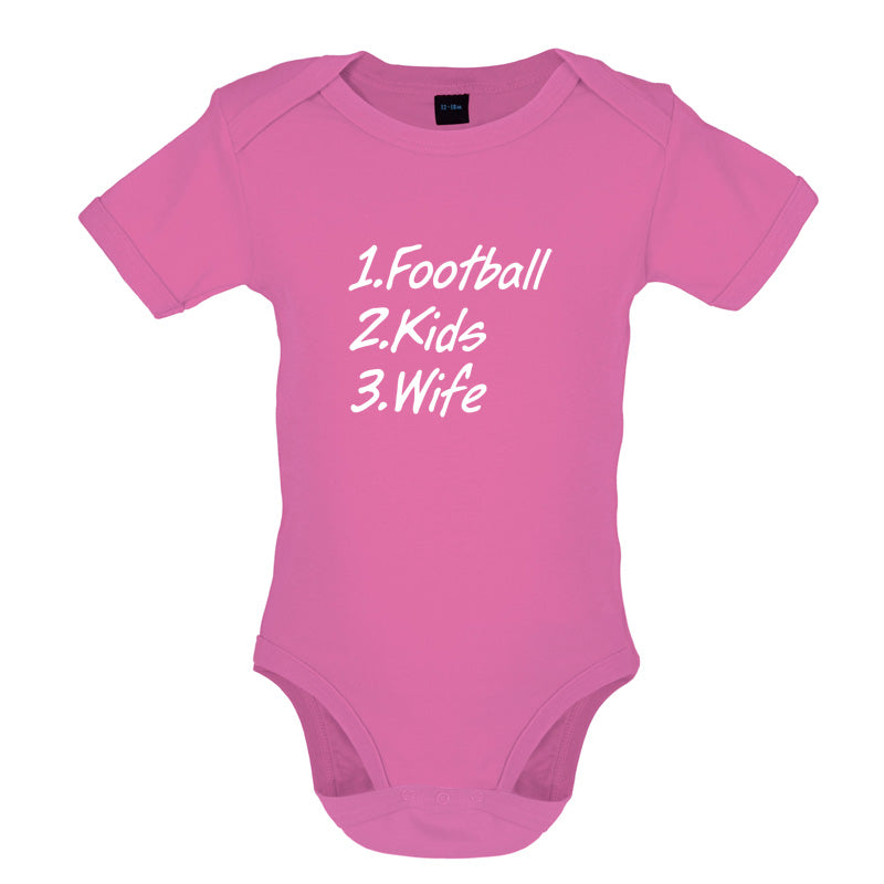 Football Kids Wife Baby T Shirt