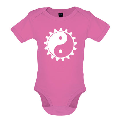 Yin Yang Bike Cog Baby T Shirt