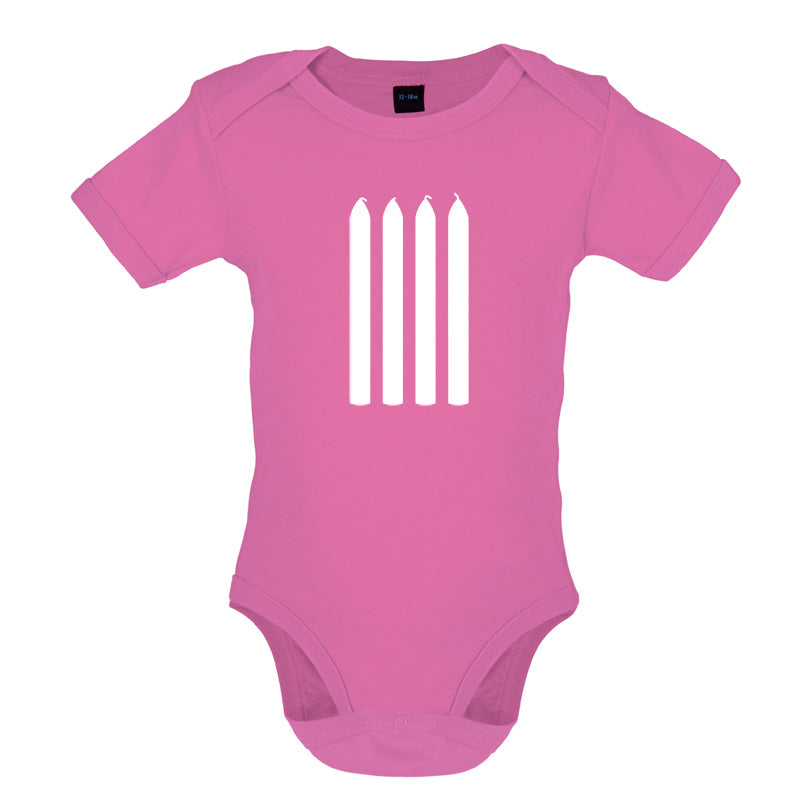 Four Candles Baby T Shirt