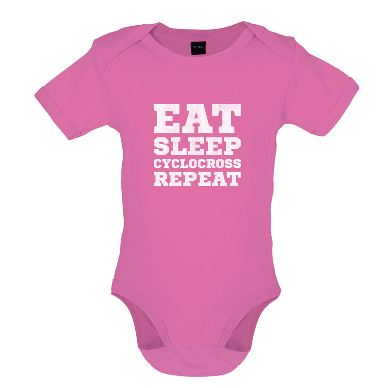 Eat Sleep Cyclocross Repeat Baby T Shirt