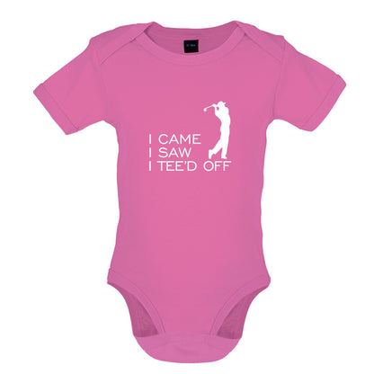 I Came I Saw I Tee'd Off Baby T Shirt