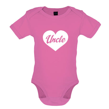 Uncle Love Heart Baby T Shirt