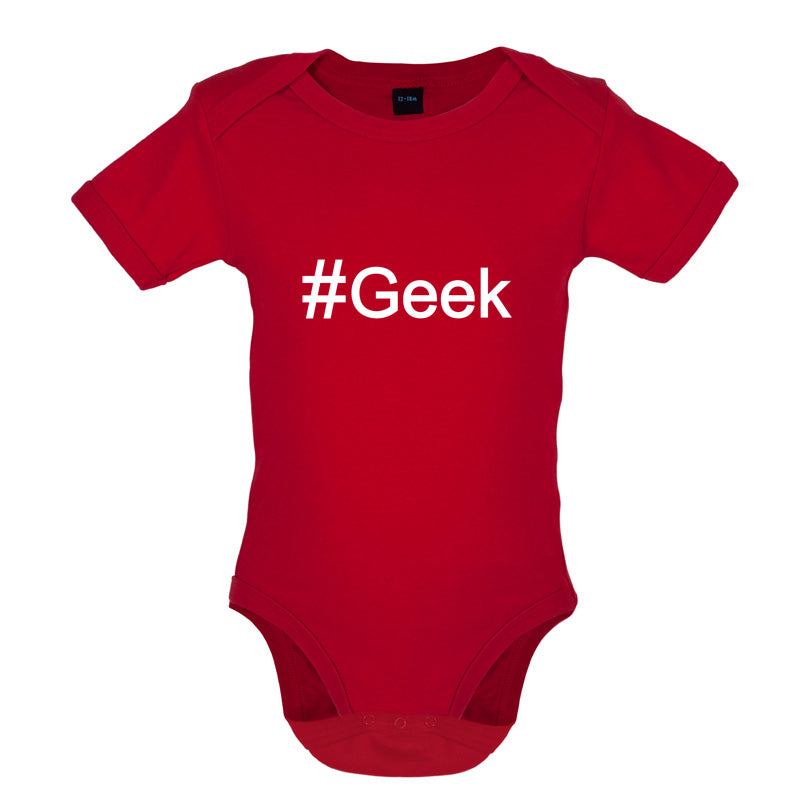 #Geek (Hashtag) Baby T Shirt