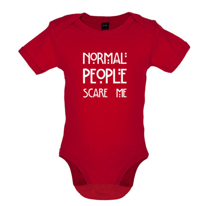 Normal People Scare Me Baby T Shirt