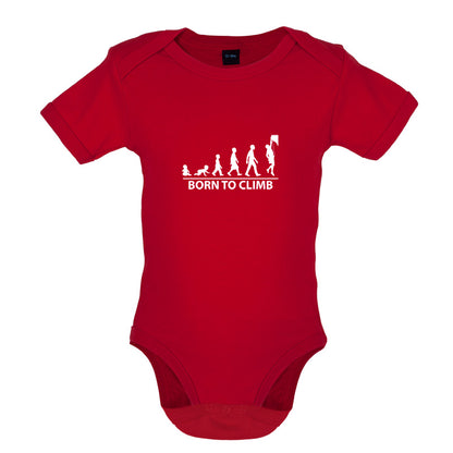 Born To Climb (Rock Climb) Baby T Shirt