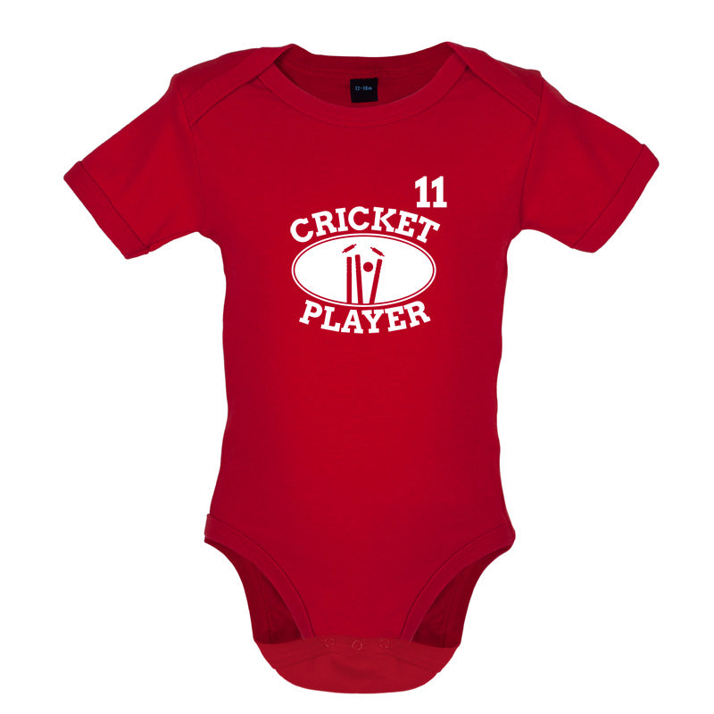 Cricket Player 11 Baby T Shirt