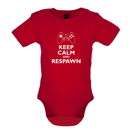 Keep Calm and Respawn Baby T Shirt