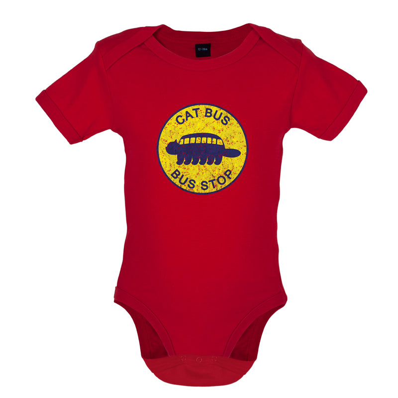 Cat Bus Stop Baby T Shirt