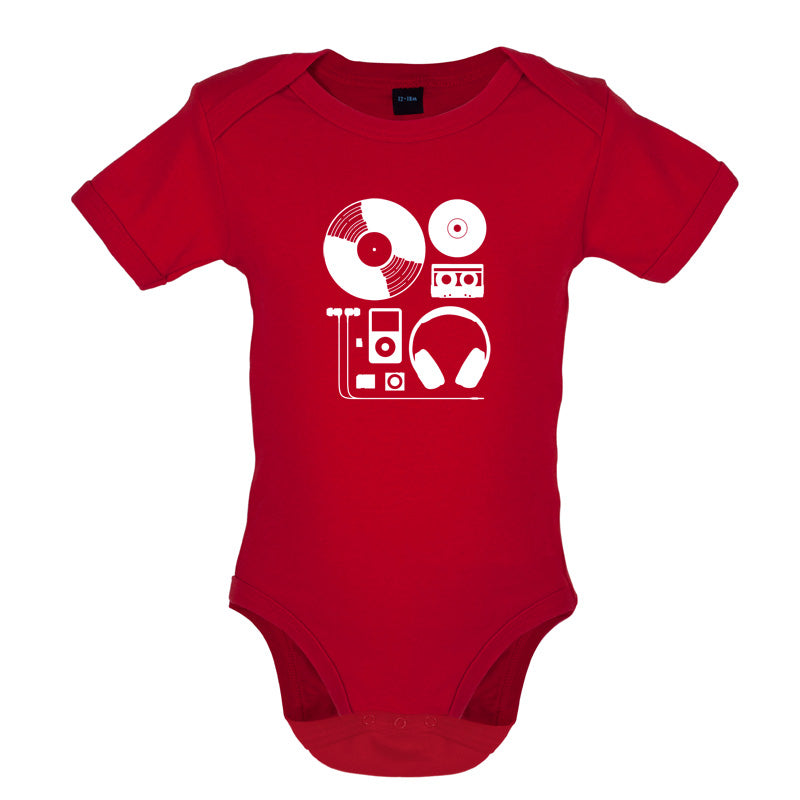 Evolution of Music Hardware Baby T Shirt