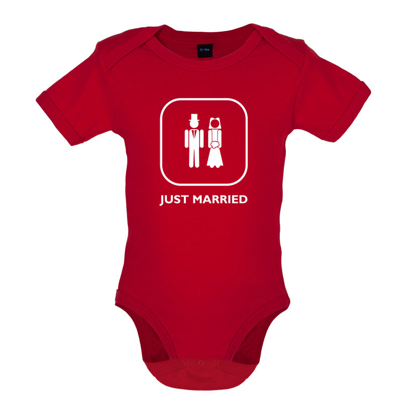 Just Married (Bride And Groom) Baby T Shirt