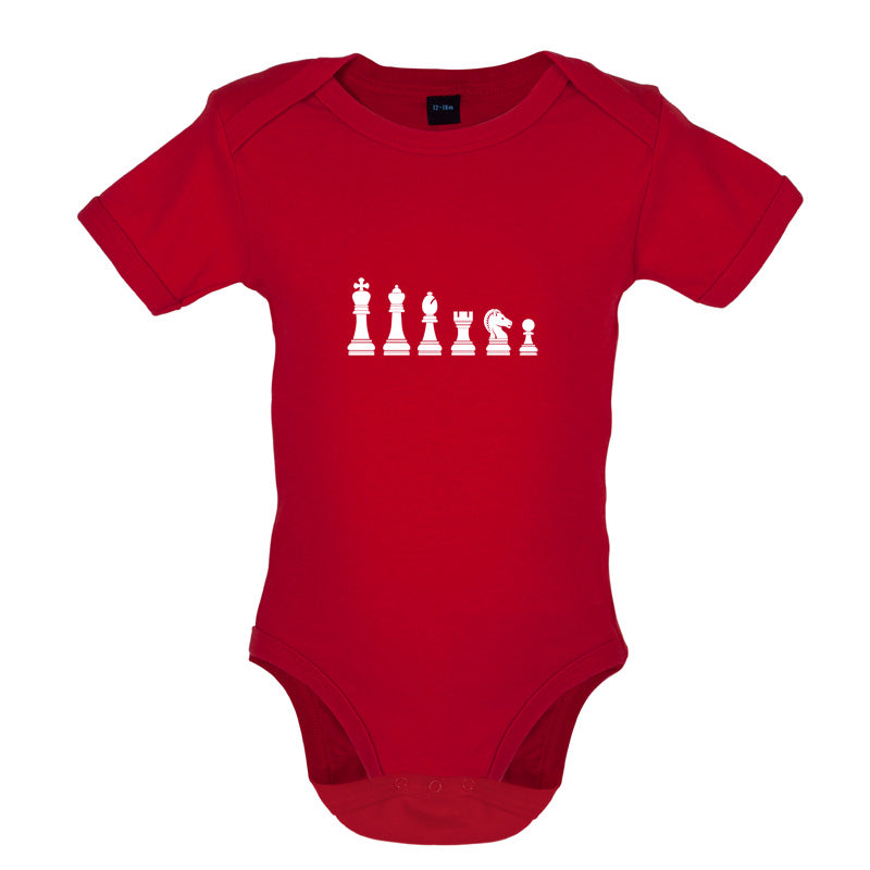 Chess Pieces Baby T Shirt