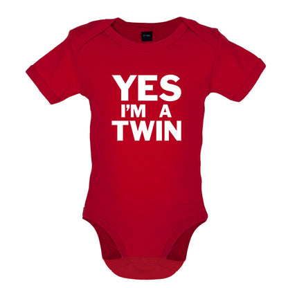 Yes I'm A Twin Baby T Shirt