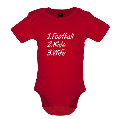 Football Kids Wife Baby T Shirt