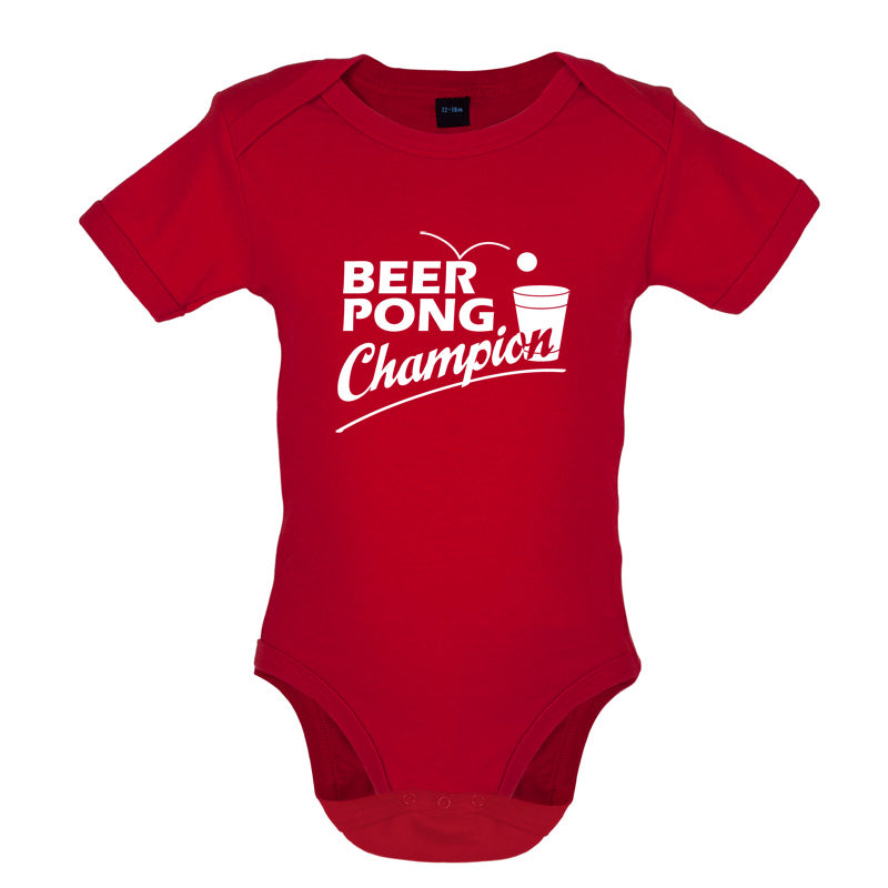 Beer Pong Champion Baby T Shirt