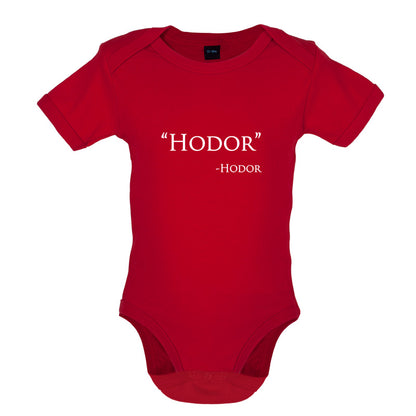 Hodor Hodor Quote Baby T Shirt