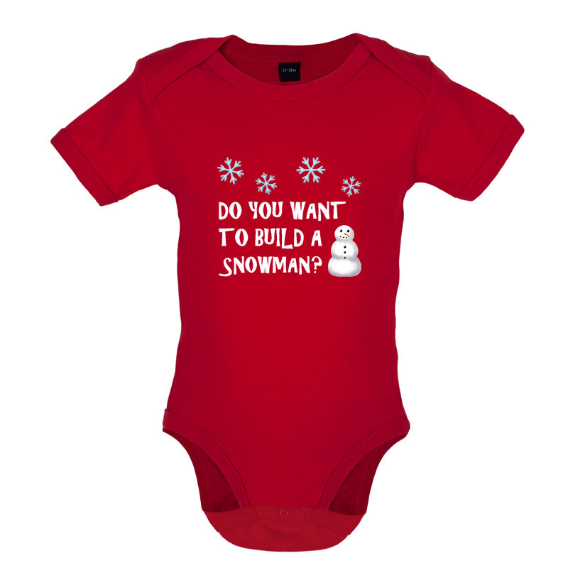 Do You Want To Build A Snowman Baby T Shirt