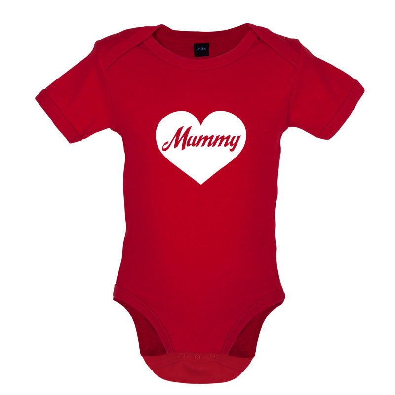 Heart Mummy Baby T Shirt