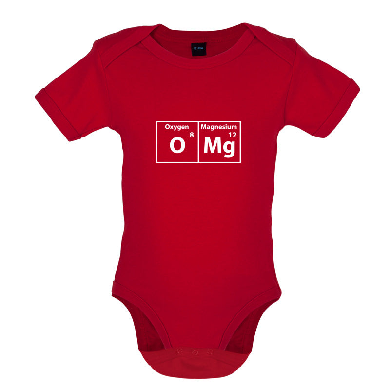 OMG Periodic Table of Elements Baby T Shirt