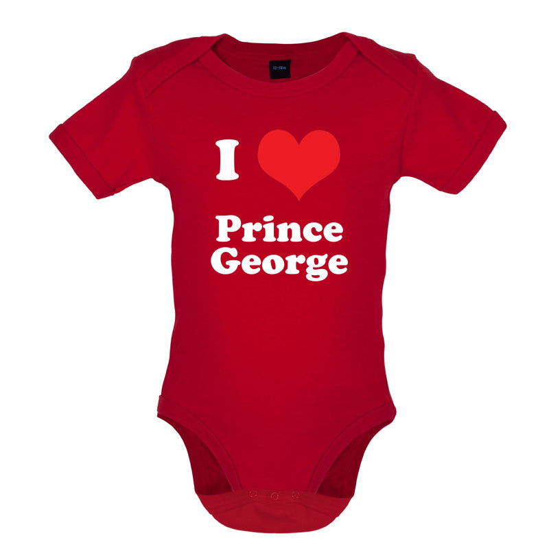 I Love Prince George Baby T Shirt