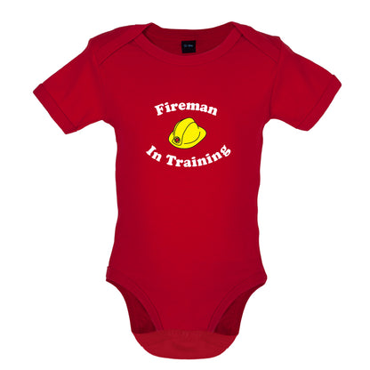 Fireman In Training Baby T Shirt