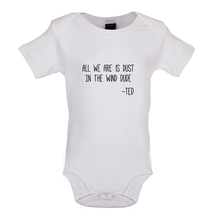 All We Are Is Dust In The Wind Dude Baby T Shirt